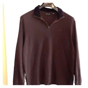 Pierre Cardin Long Sleeve Pullover  Brown XL